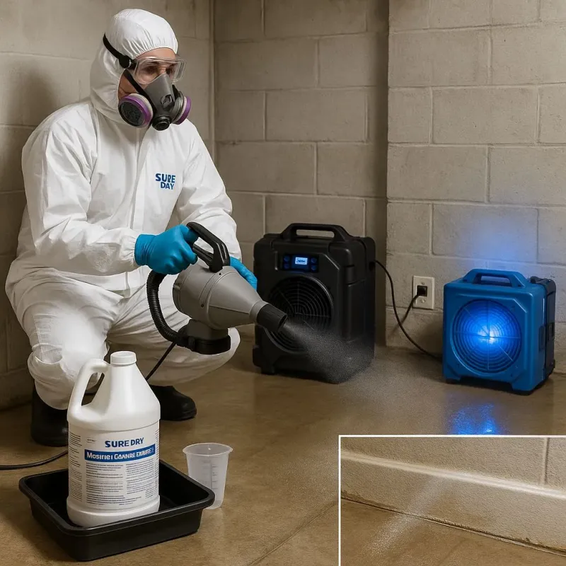Sanitization and Odor Removal process in East Feliciana Parish, LA